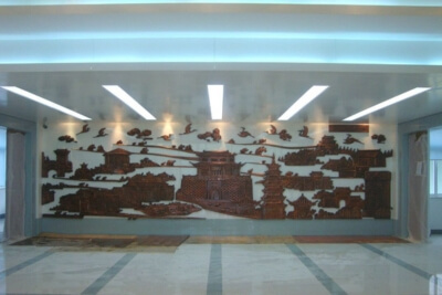 楚州气象局《淮安胜境》铜浮雕