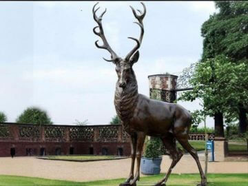 铸铜麋鹿雕塑