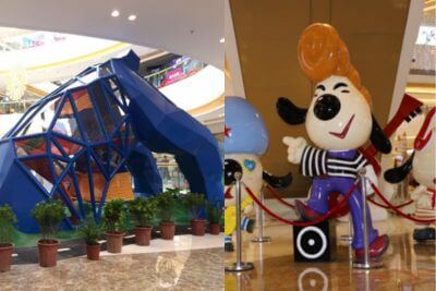 不锈钢镜面美陈雕塑 vs 彩绘玻璃钢：场景与成本对比