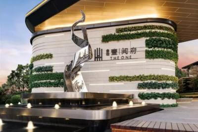 广州金地示范区不锈钢景观水景雕塑项目