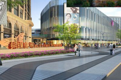 乐清商业蝴蝶广场不锈钢雕塑项目