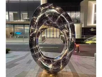 嘉兴不锈钢灯光雕塑