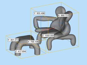 杭州彩色不锈钢座凳雕塑3D模型